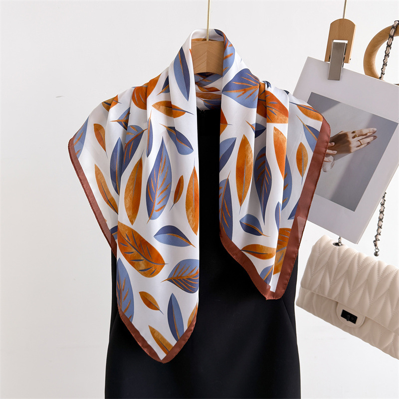 แบรนด์หรูพิมพ์ 70 ซม.ผ้าพันคอผ - Scarf Silk Square บทวิจารณ์และราคา