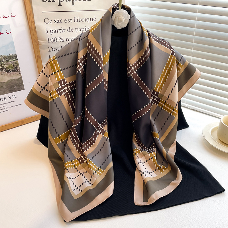 ผ้าพันคอไหมทวิลพิมพ์ลายฤดูร้อน - Silk Tie Striped บทวิจารณ์และราคา