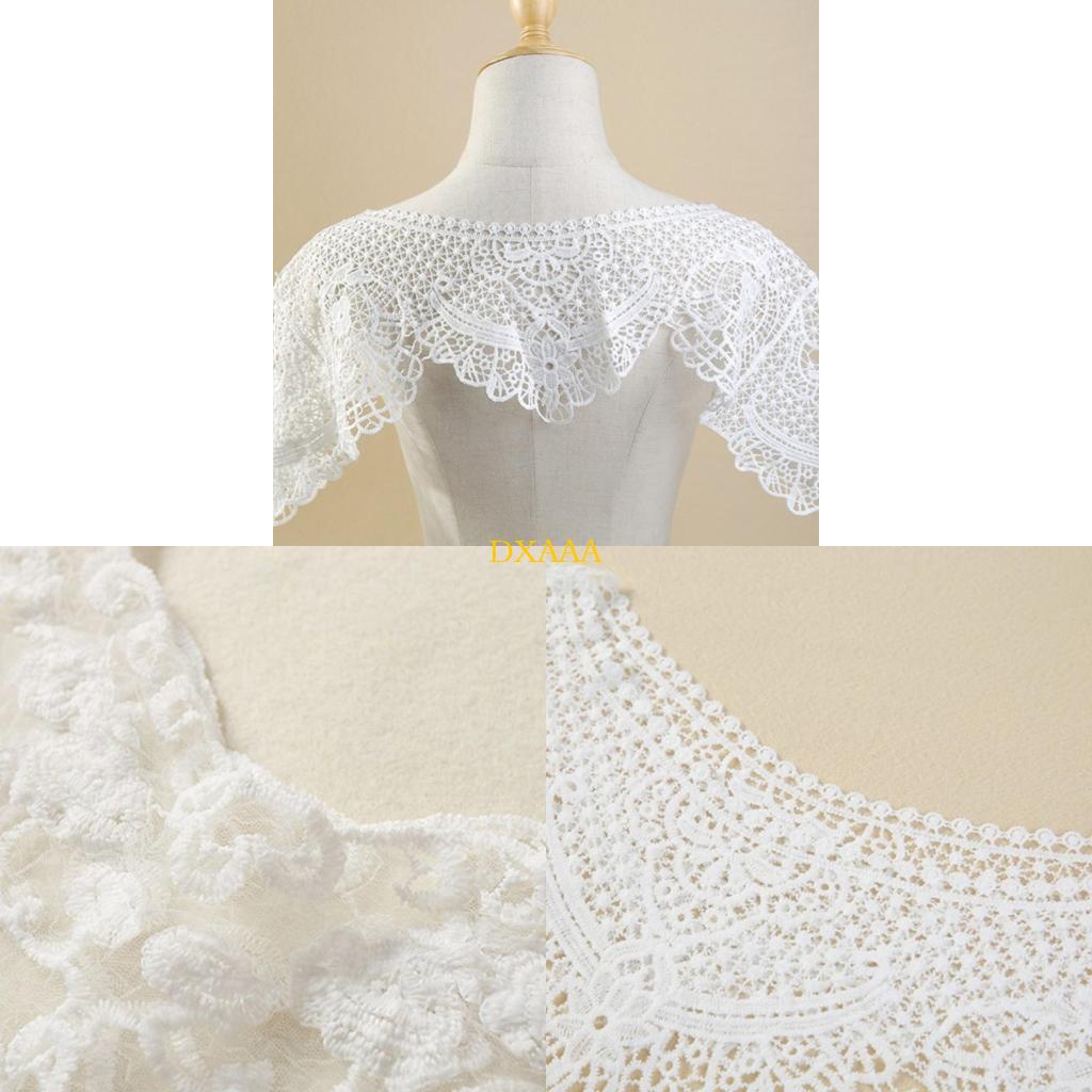 DXAA ผู้หญิงเย็บปักถักร้อยดอกไ - Stole Wedding Shawl บทวิจารณ์และราคา