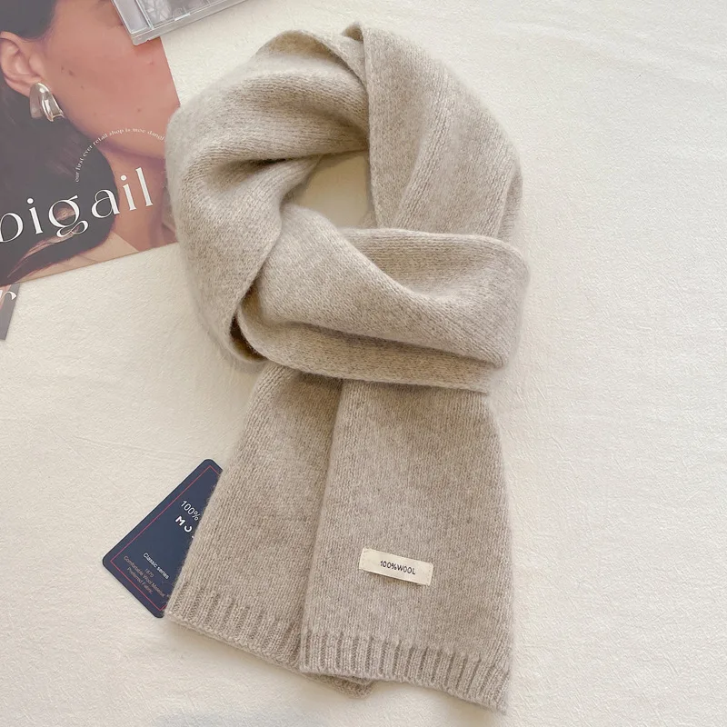 คุณภาพสูง 100% ผ้าพันคอขนสัตว์ - Muffler Men Wool บทวิจารณ์และราคา