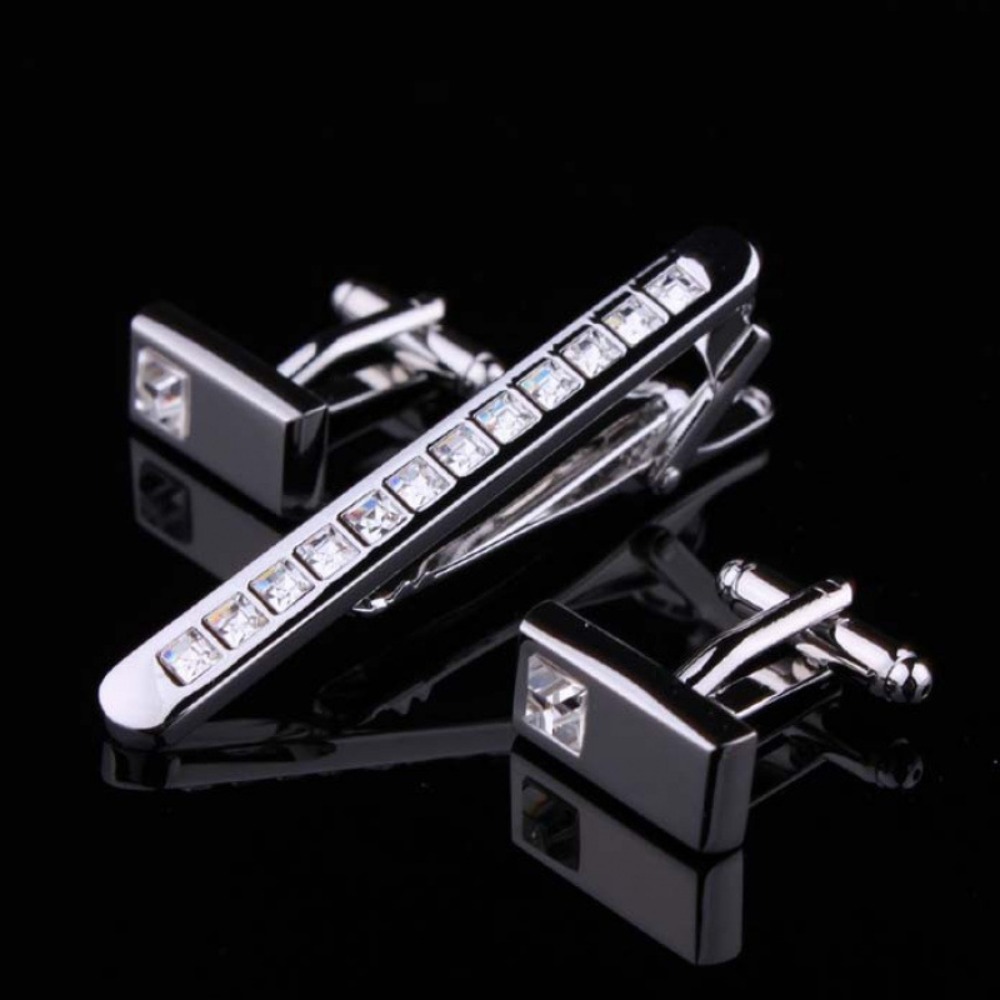 ชุดเซ็ตเข็มกลัดเนคไทสำหรับผู้ช - Tie Bar Set Gift บทวิจารณ์และราคา