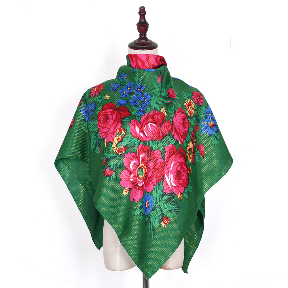 ผ้าพันคอสี่เหลี่ยมจัตุรัสรัสเซ - Bandana Cotton บทวิจารณ์และราคา